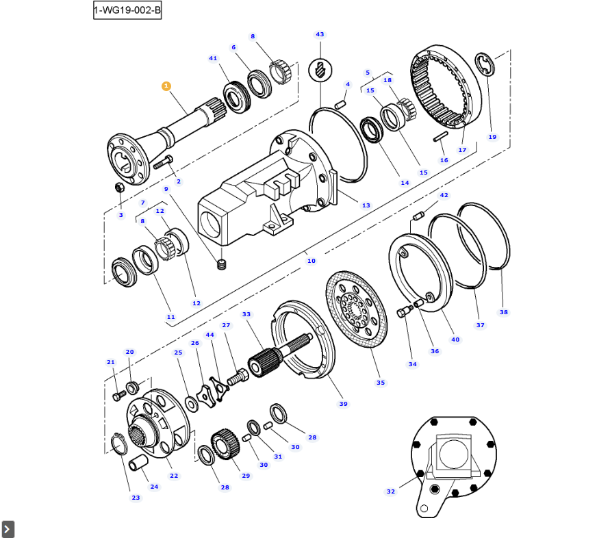 AGCO | Flange Shaft | AG-3583727M3
