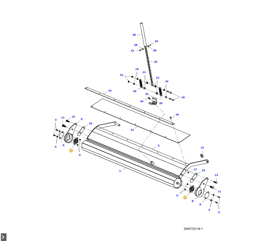 AGCO | Flange Bearing | AG-Lm97069058