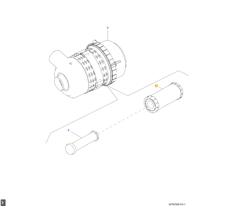 AGCO | Filter Element | AG-Acp0365250
