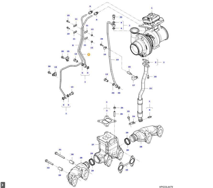 AGCO | Water Pipe | AG-Acx3639760