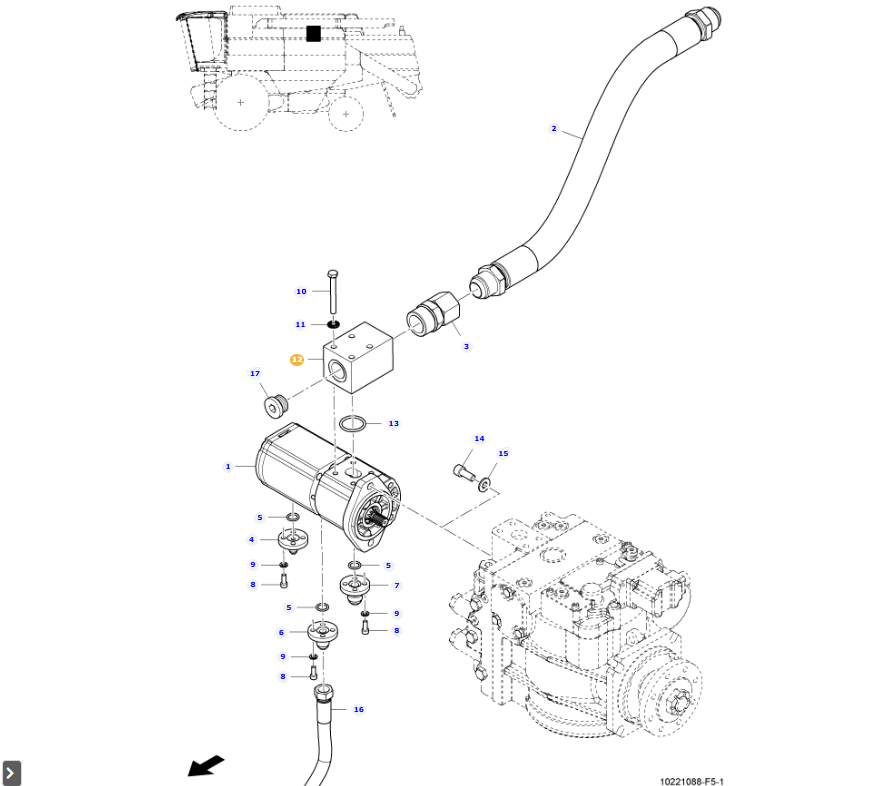 AGCO | Valve Block | AG-La323670650