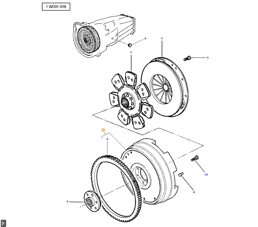 AGCO | Flywheel | AG-3619494M91