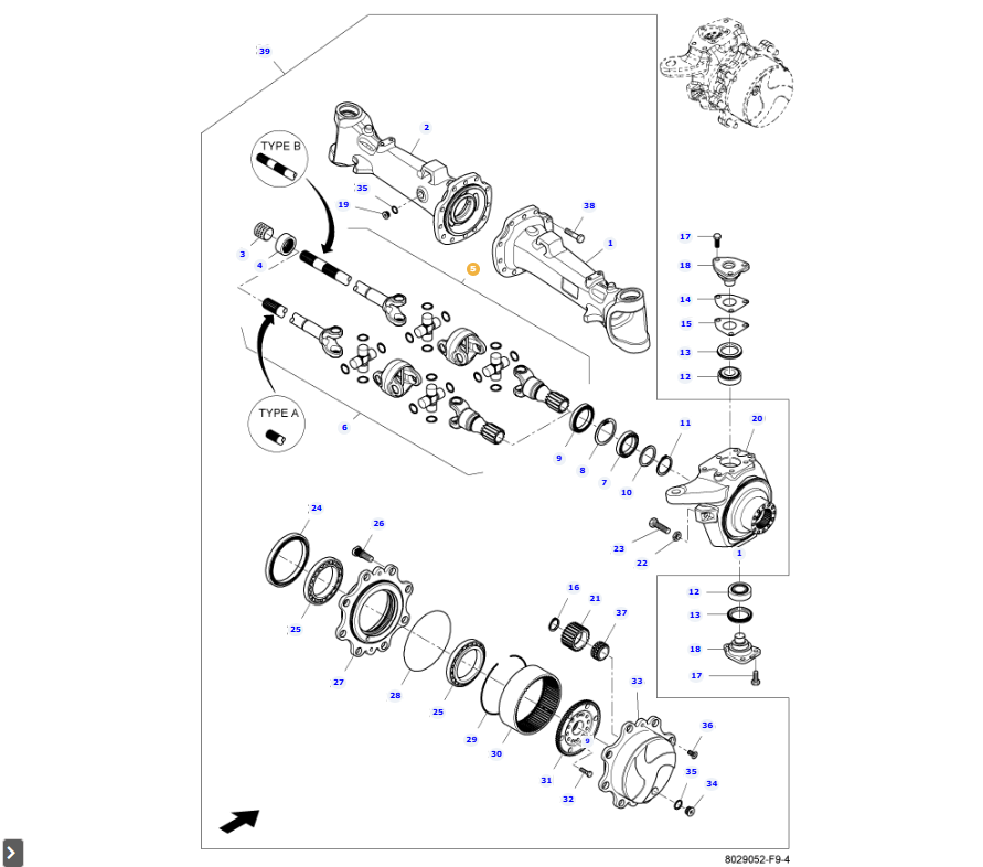 AGCO | Universal Joint | AG-Acp0386600