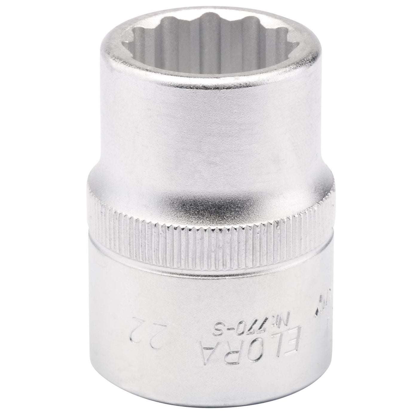 Draper Elora Bi-Hexagon Socket, 3/4" Sq. Dr., 22mm - 770-S 22 - Farming Parts