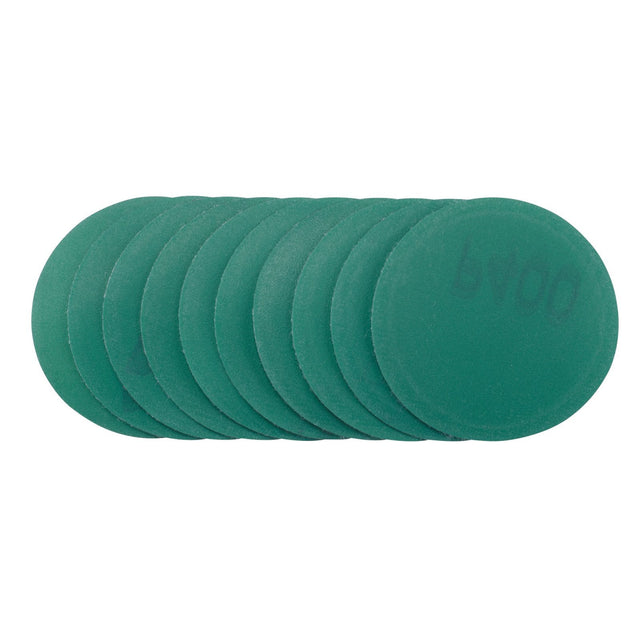 Draper Wet And Dry Sanding Discs With Hook And Loop, 50mm, 400 Grit (Pack Of 10) - SDWOD50 - Farming Parts