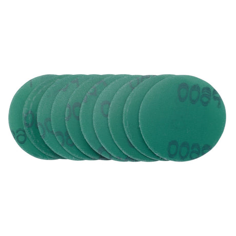 Draper Wet And Dry Sanding Discs With Hook And Loop, 50mm, 600 Grit (Pack Of 10) - SDWOD50 - Farming Parts