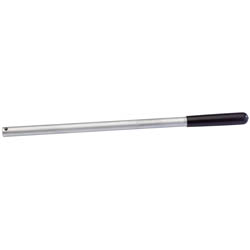 The Draper Tommy Bar Handle, 500mm - 770-S7, features a black handle on one end and is crafted from durable chrome vanadium steel for enhanced corrosion protection.