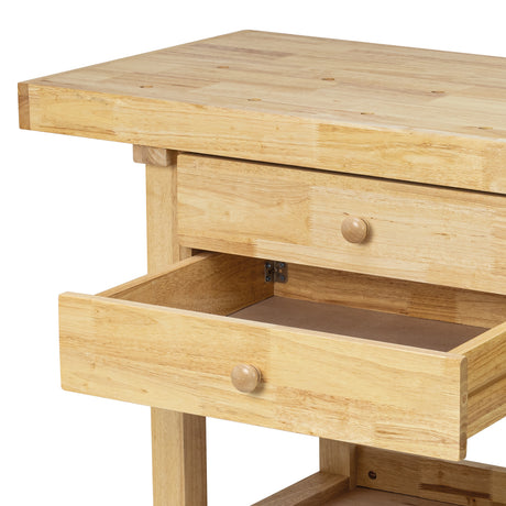 SIP Professional Hardwood 4-Drawer Workbench | 1640mm | IP-01460