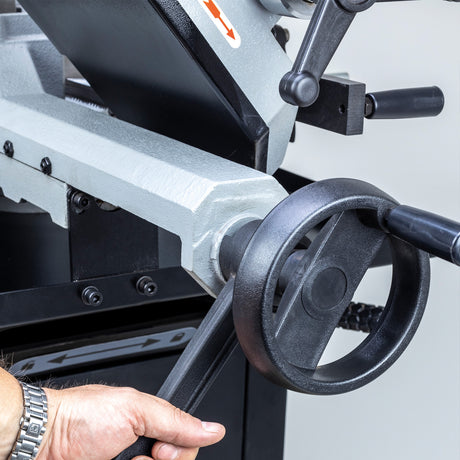 SIP 10" Vari-Speed Swivel Head Metal Bandsaw, Auto Cut - 01526
