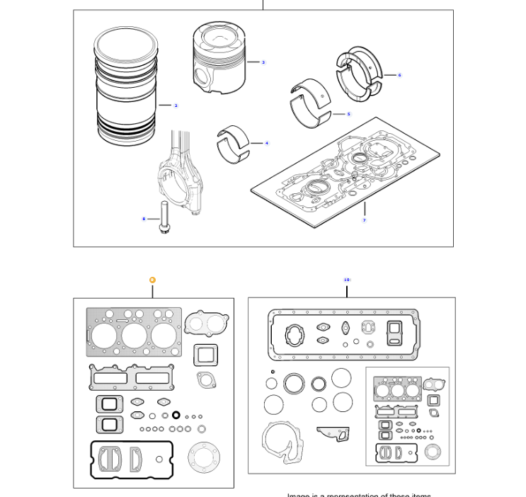 AGCO | Engine Gasket Kit | AG-Acp0580370