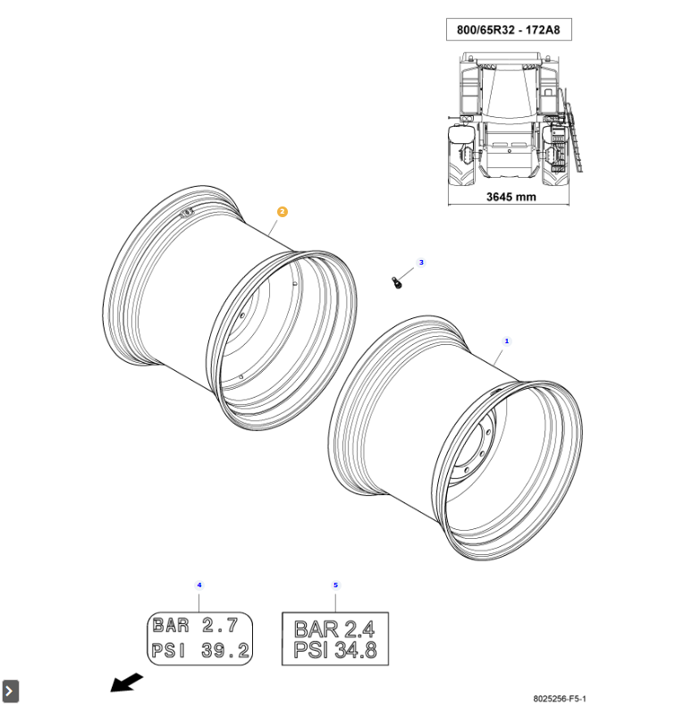 AGCO | Wheel Rim, Right Hand | AG-La323129850
