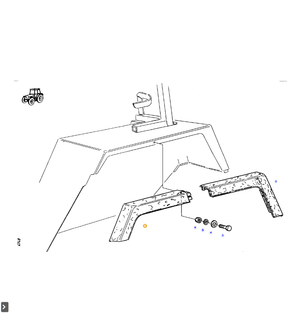 AGCO | Widening, Mudguard Extension, Left | AG-198700050010