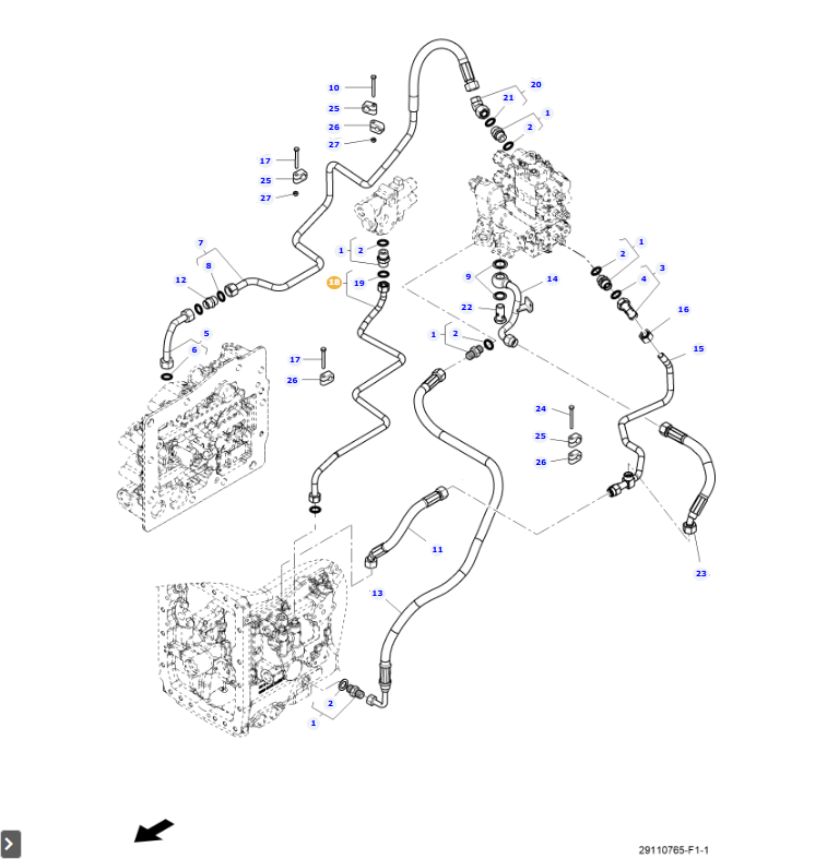 AGCO Tube Replacement for Massey Ferguson Tractors | AG-4371780M1