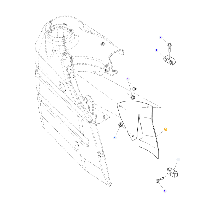 AGCO | Exhaust Shield | AG-Acx2331180
