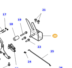 AGCO | Bonnet Latch Stop | AG-Acw152129B