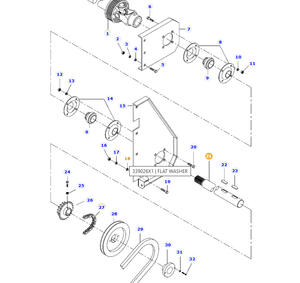 AGCO Axle OEM Combine Drive Replacement Component | AG-051237P1