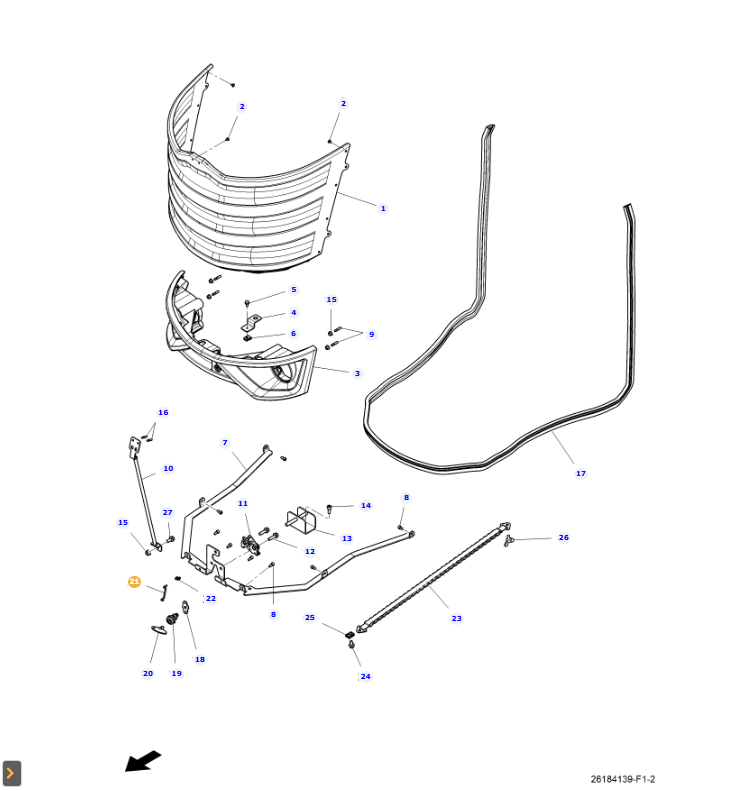 AGCO | Latch Rod | AG-Acw679399A
