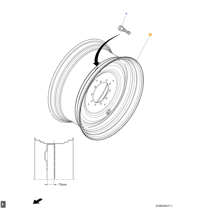 AGCO | Wheel Rim | AG-Acp0620540