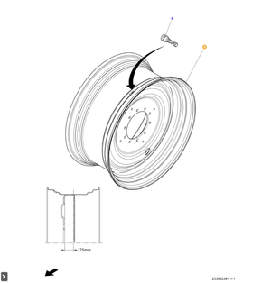 AGCO | Wheel Rim | AG-Acp0620540