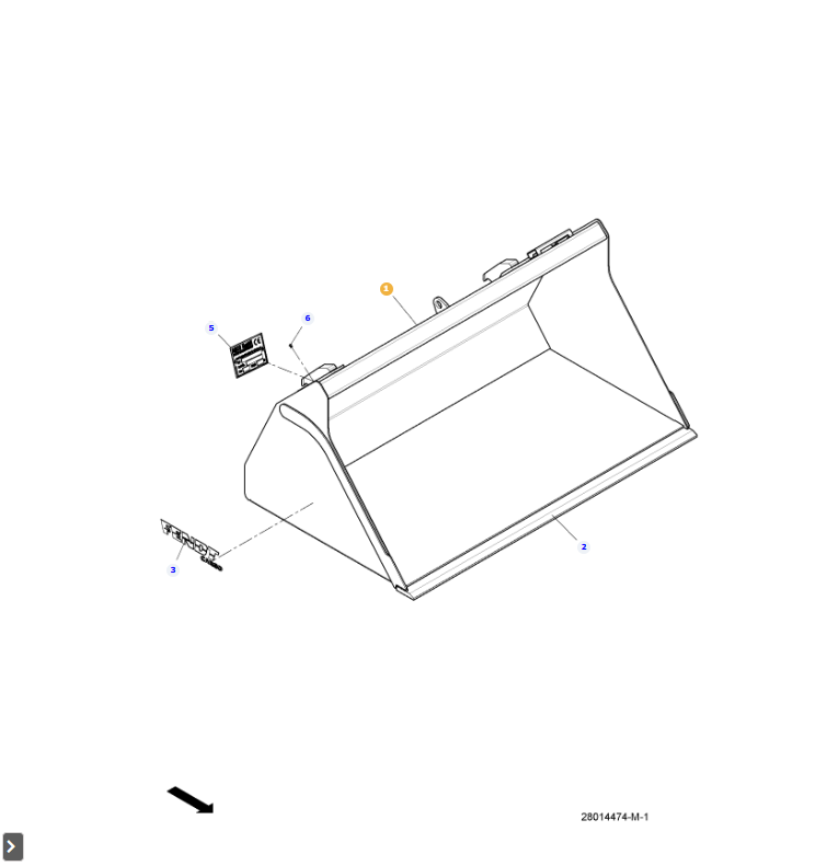 AGCO | General Purpose Bucket | AG-007F252710100