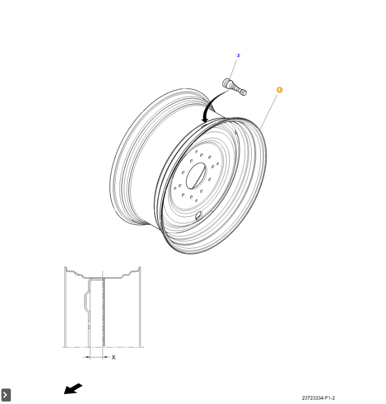 AGCO | Wheel Rim | AG-Acp0620520