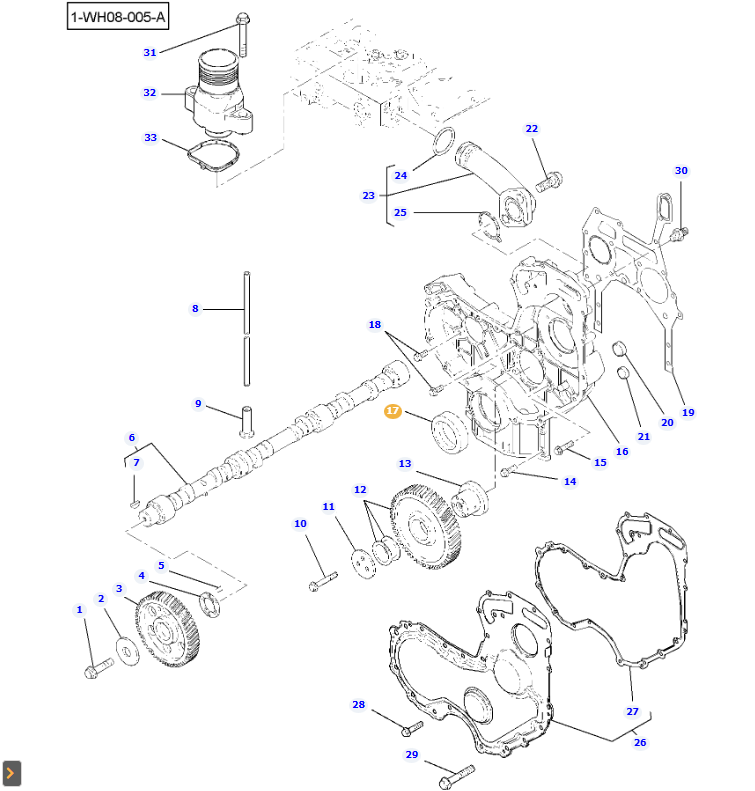 AGCO Oil Seal Genuine OEM Part for Massey Ferguson | AG-4226270M1