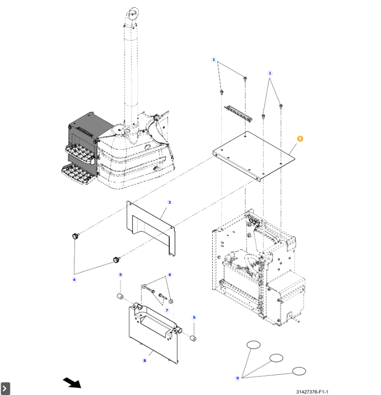 AGCO Lid Genuine OEM Protective Cover Component | AG-ACX3566920