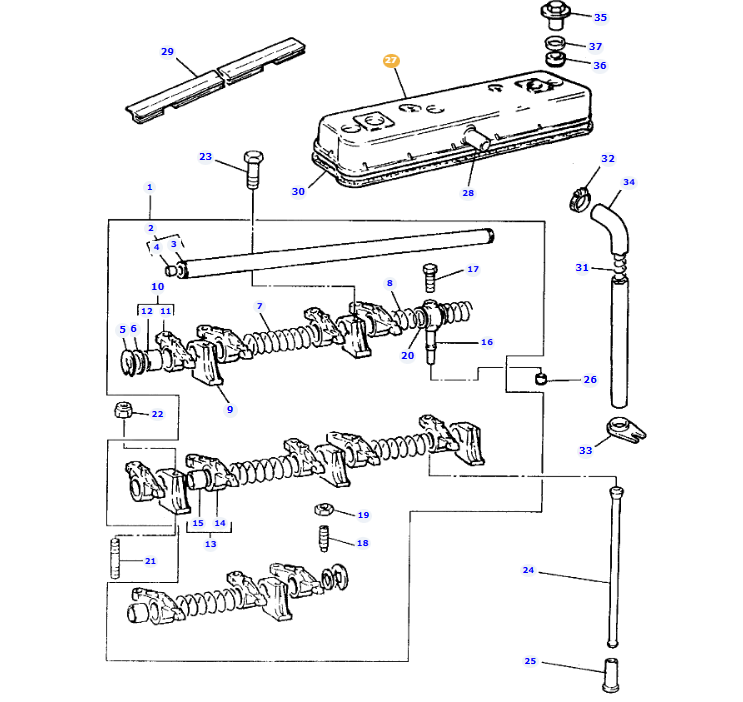 AGCO | Cylinder Head Cover. | AG-3641896M1