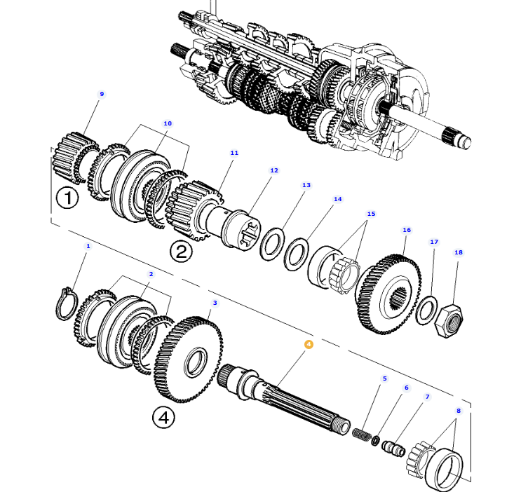 AGCO | Countershaft | AG-3797003M2