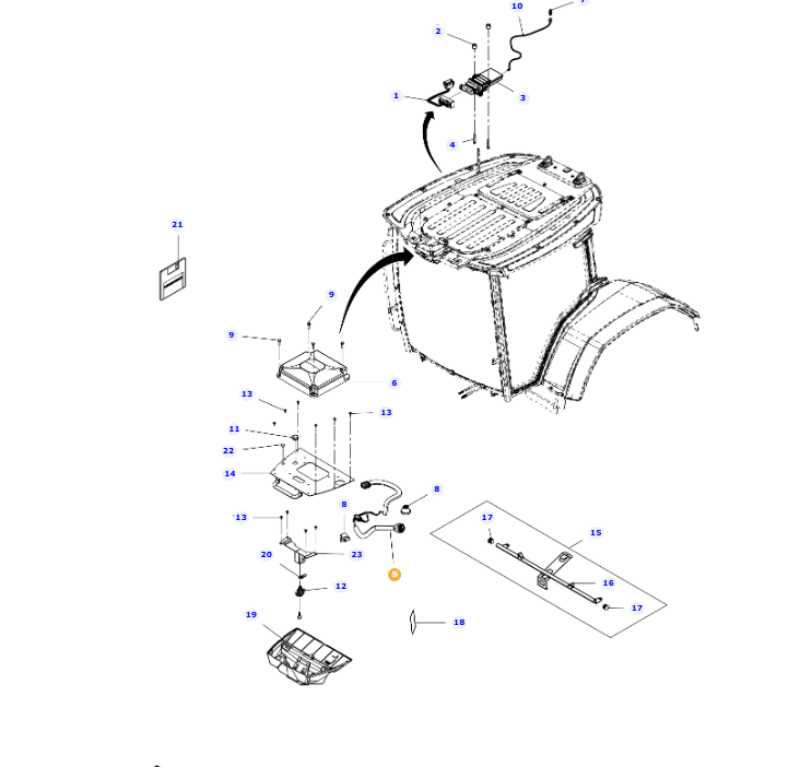 AGCO Auto-Guide Wire Harness OEM Precision Cab Connectivity | AG-ACW716137C
