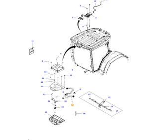 AGCO Auto-Guide Wire Harness OEM Precision Cab Connectivity | AG-ACW716137C