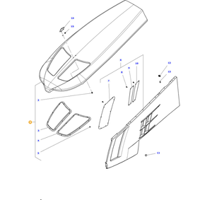 AGCO | Engine Bonnet | AG-Acw023520B