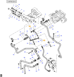 AGCO Elbow Union Durable Connector for Agricultural Machinery | AG-3011083X91