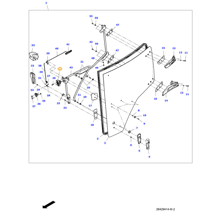 AGCO | Door Latch | AG-Acw2416540