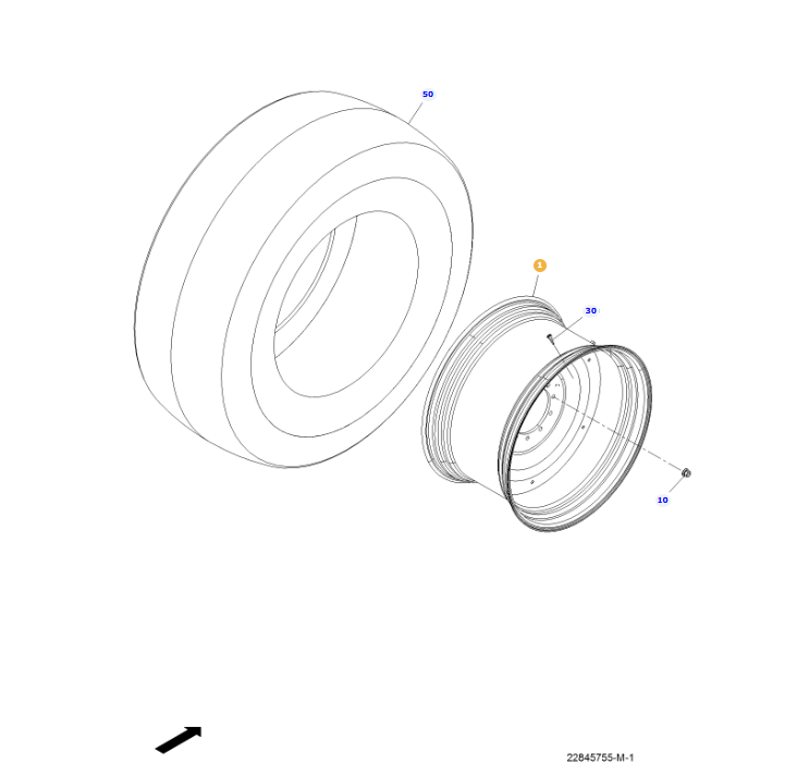 AGCO | Disc Wheel | AG-H816700018800