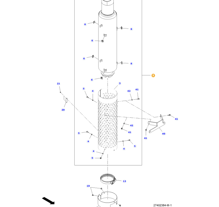 AGCO | End Pipe | AG-G743200101103
