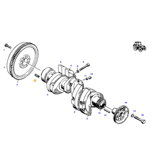 AGCO | Tensioning Pin | AG-X500628046000