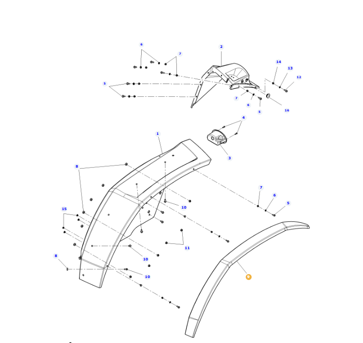 AGCO | Extension, Left Hand | AG-Acw004696A
