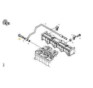 AGCO Banjo Bolt Reliable Hydraulic Connection for Equipment | AG-F100001119237