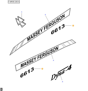 AGCO Decal OEM Sticker for Agricultural Equipment | AG-4380399M1