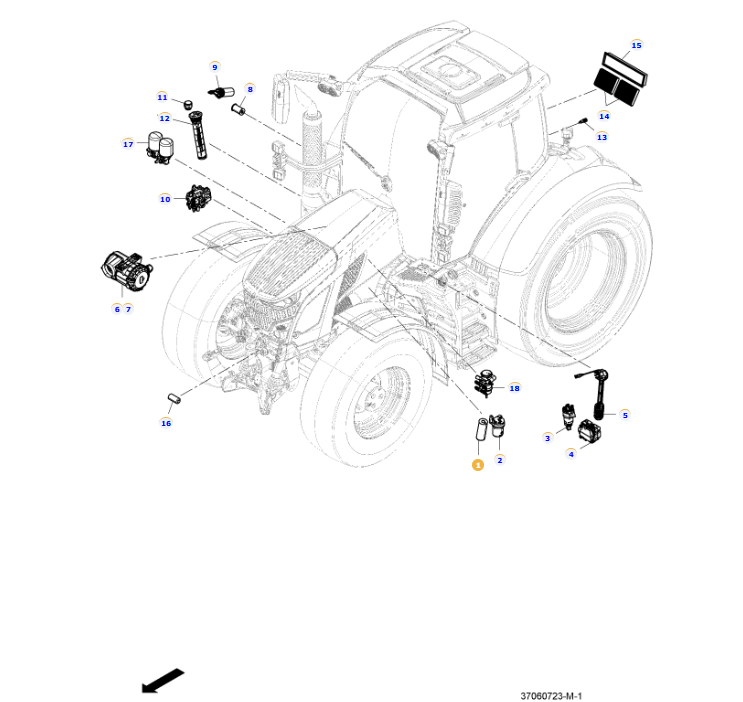 AGCO | Engine Oil Filter Cartridge | AG-Acx2824270