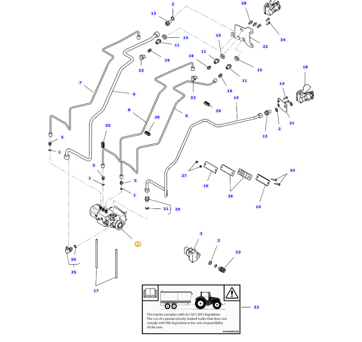 AGCO | Control Valve | AG-Acw2300030