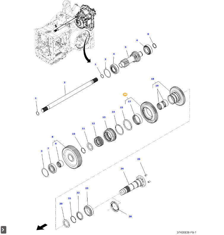 AGCO | Gear Set | AG-4368343M2