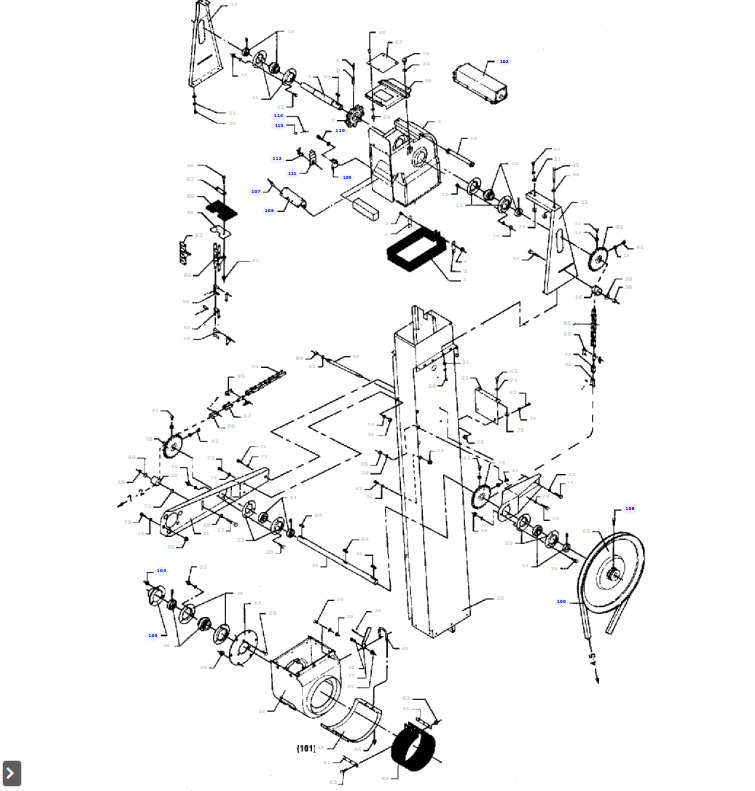 AGCO | Grain Elevator Chain | AG-D28584008
