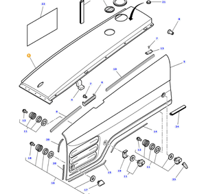AGCO | Engine Bonnet | AG-4271184P93