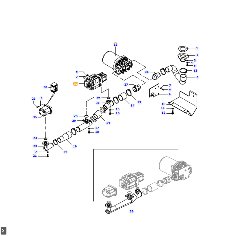 AGCO | Gear Pump | AG-6231836M91