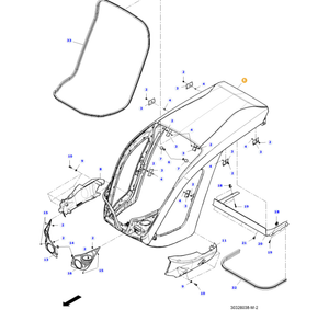 AGCO | Engine Bonnet | AG-010C001500225