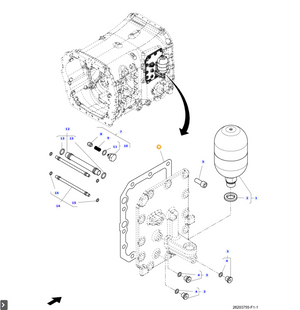 Cover Gasket Genuine AGCO Replacement Part for Agricultural Equipment | AG-4365157M1