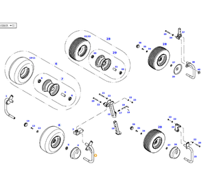 AGCO Axle Replacement for Wheel Components | AG-FEL154402