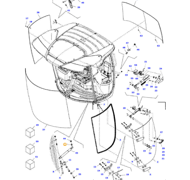 AGCO Ball Stud OEM Linkage Component for Equipment | AG-71466357